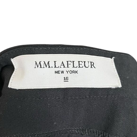 MM LaFleur Foster Dress Pants Black Women’s Size 16 Stretch Zip Career Trousers - Picture 11 of 11